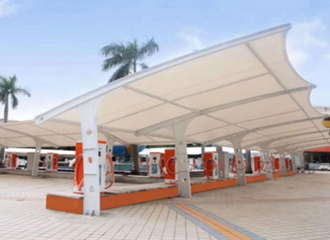 深圳双龙充电站120KW双枪直流充电桩