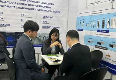 牛宝体育官网新能源亮相韩国展会，为全球充电行业贡献“中国力量”(图4)