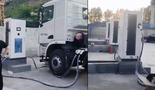 【重卡电动先锋】牛宝体育官网300-400kW重卡充电桩：亮点与应用典范(图7)